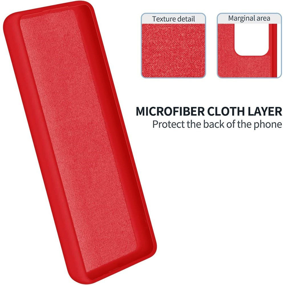 EIDERWOOD OnePlus Nord CE 3 Lite (5G) Foret Silikone Bagside Cover m. Strop - Rød