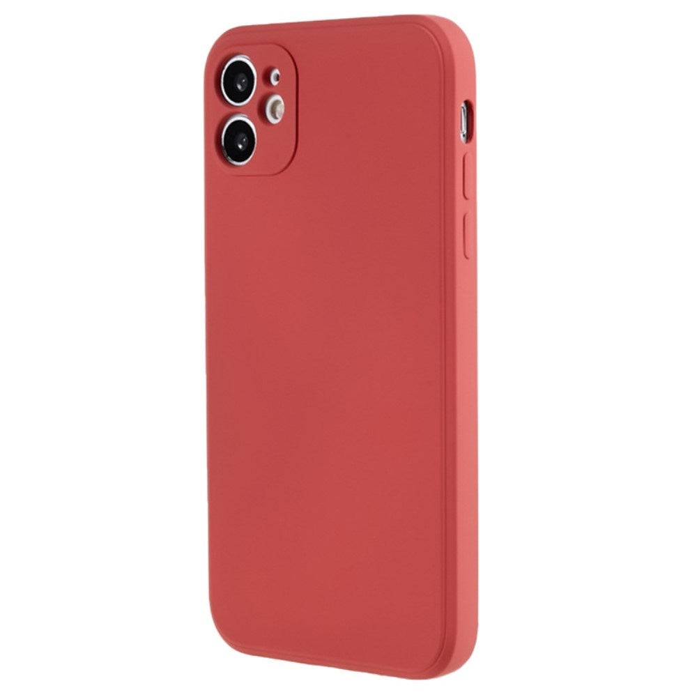 iPhone 11 - EIDERWOOD Foret Fleksibelt Plast Cover - Mørkerød