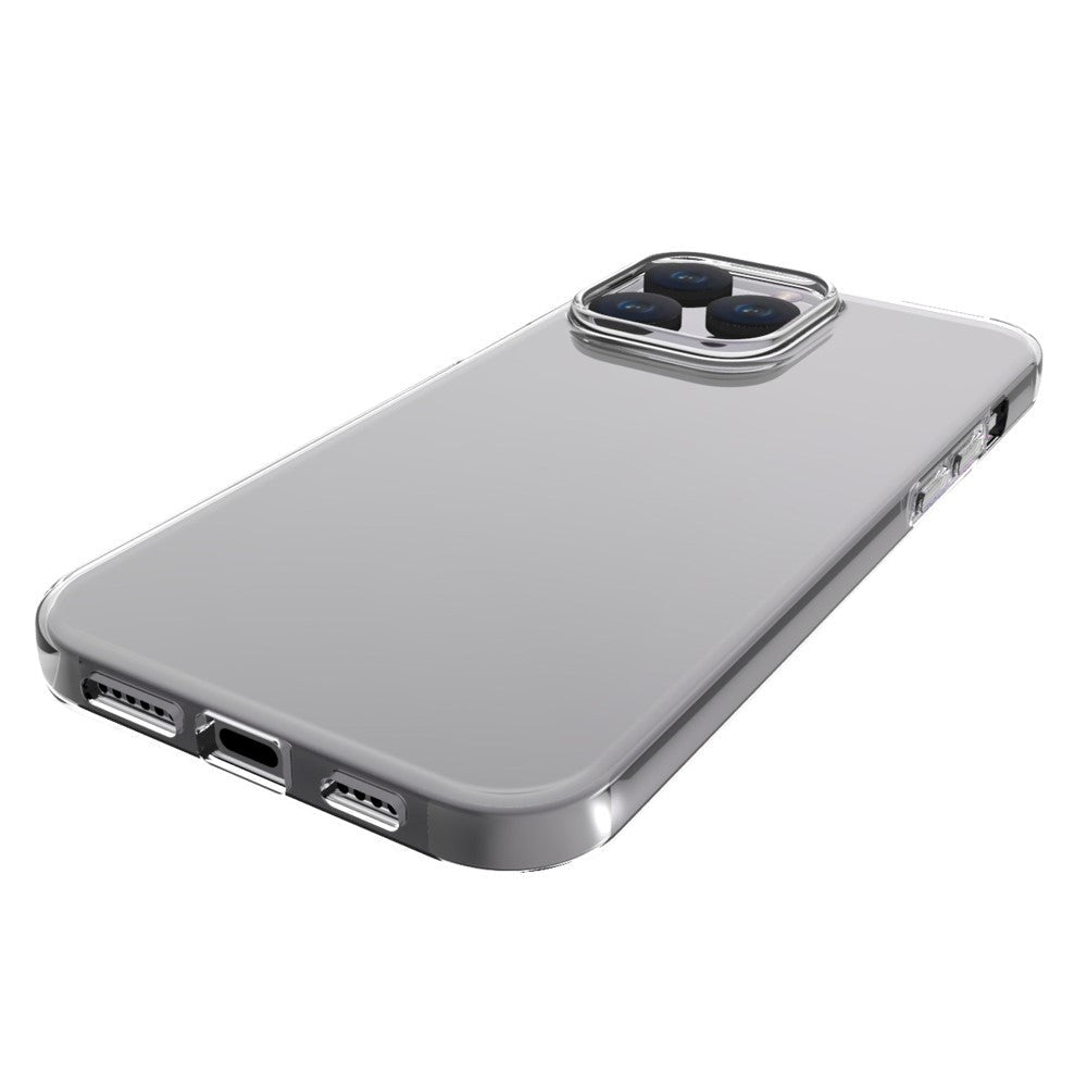 iPhone 15 Pro Max Fleksibel Plastik Bagside Cover - Gennemsigtig