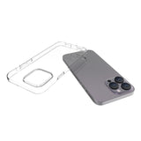 iPhone 15 Pro Max Fleksibel Plastik Bagside Cover - Gennemsigtig