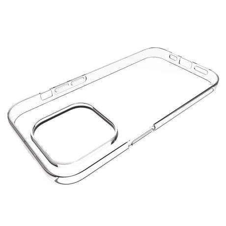 iPhone 15 Pro Fleksibel Plastik Bagside Cover - Gennemsigtig