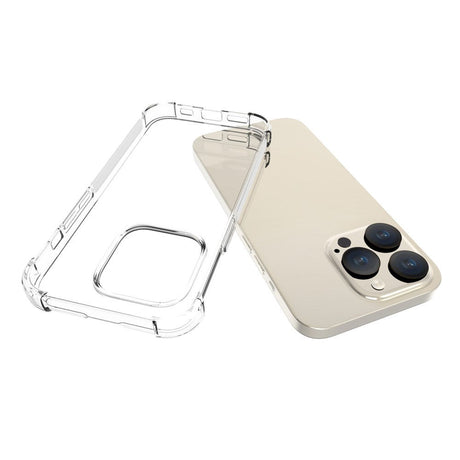 iPhone 15 Pro EIDERWOOD Fleksibel Plastik Airbag Bagside Cover - Gennemsigtig