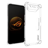 Asus ROG Phone 7 Enkay Anti-Slip Plastik Bagside Cover - Gennemsigtig