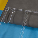 Samsung Galaxy Z Fold5 (5G) Hårdt Plastik Bagside Cover - Gennemsigtig