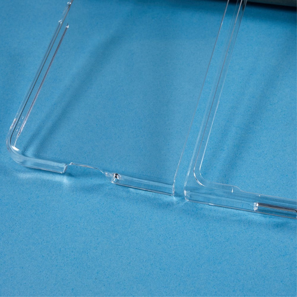 Samsung Galaxy Z Fold5 (5G) Hårdt Plastik Bagside Cover - Gennemsigtig