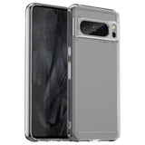 Google Pixel 8 Pro Fleksibelt Plastik Bagside Cover - Gennemsigtig