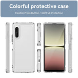 Sony Xperia 10 V Transparent Fleksibelt Plastik Bagside Cover - Gennemsigtig