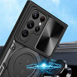 Samsung Galaxy S22 Ultra - EIDERWOOD Håndværker Cover m. Kickstand & Cam Slider - Sort