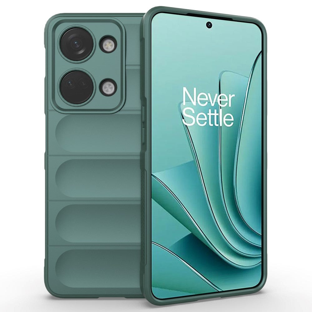 OnePlus Nord 3 (5G) Fleksibelt Plastik Bagside Cover - Grøn