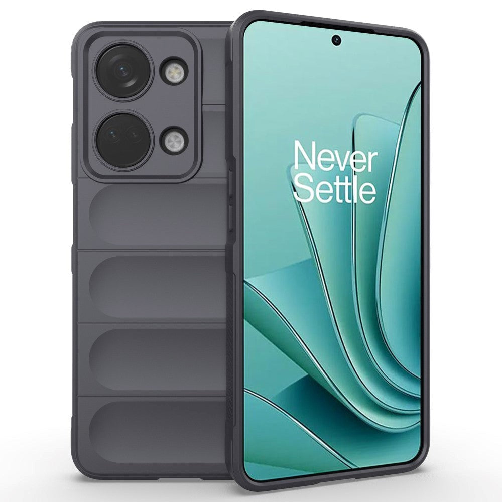 OnePlus Nord 3 (5G) Fleksibelt Plastik Bagside Cover - Grå