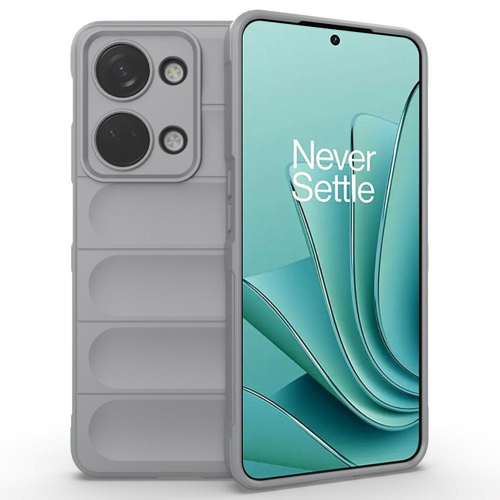 OnePlus Nord 3 (5G) Fleksibelt Plastik Bagside Cover - Lysegrå