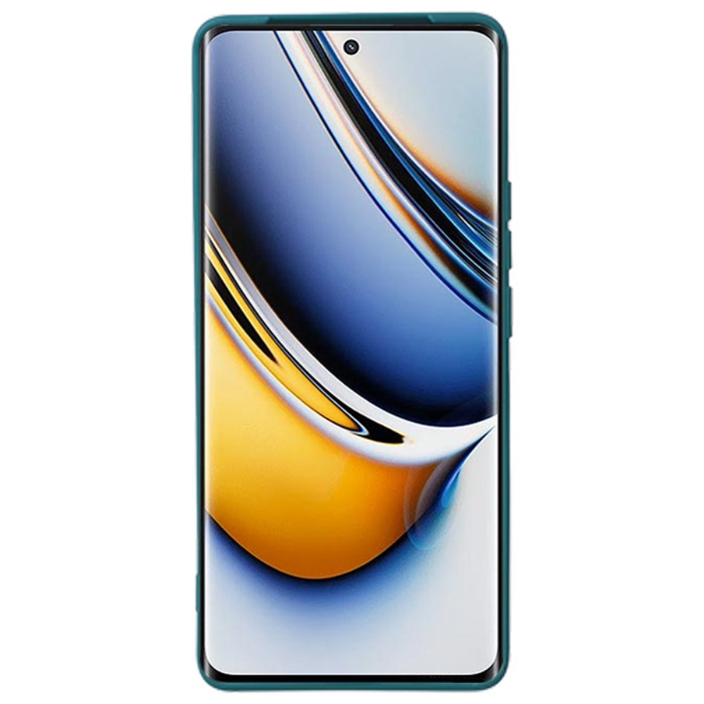 EIDERWOOD Realme 11 Pro+ 5G / 11 Pro 5G Fleksibelt TPU Plastik Bagside Cover - Grøn