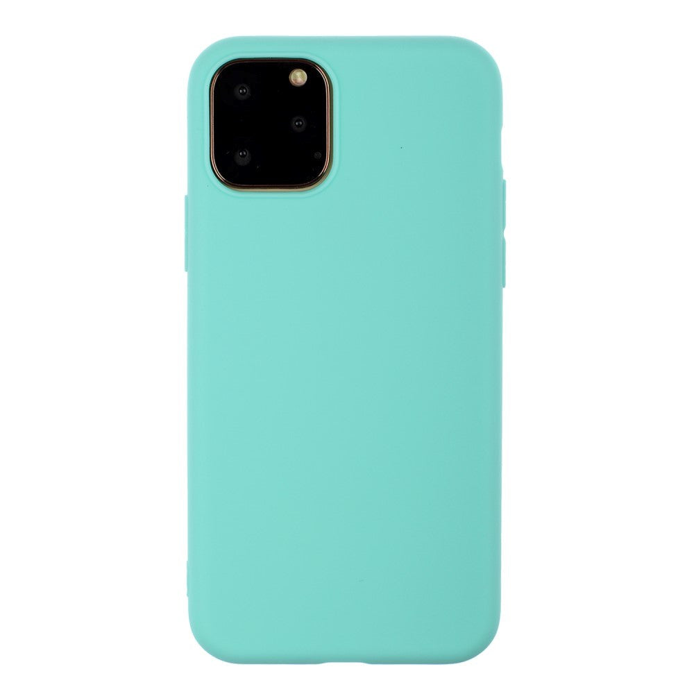 iPhone 15 Pro Mat Fleksibel Plastik Bagside Cover - Turkis