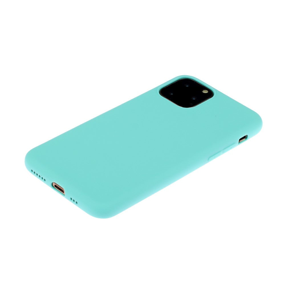 iPhone 15 Pro Mat Fleksibel Plastik Bagside Cover - Turkis