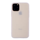 iPhone 15 Pro Mat Fleksibel Plastik Bagside Cover - Hvid