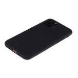 iPhone 15 Pro Max Mat Fleksibel Plastik Bagside Cover - Sort