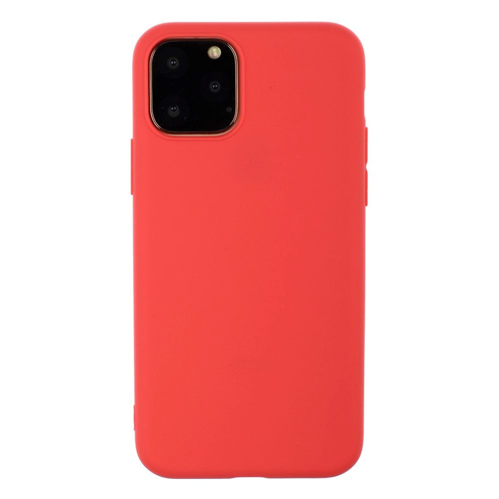 iPhone 15 Pro Max Mat Fleksibel Plastik Bagside Cover- Rød