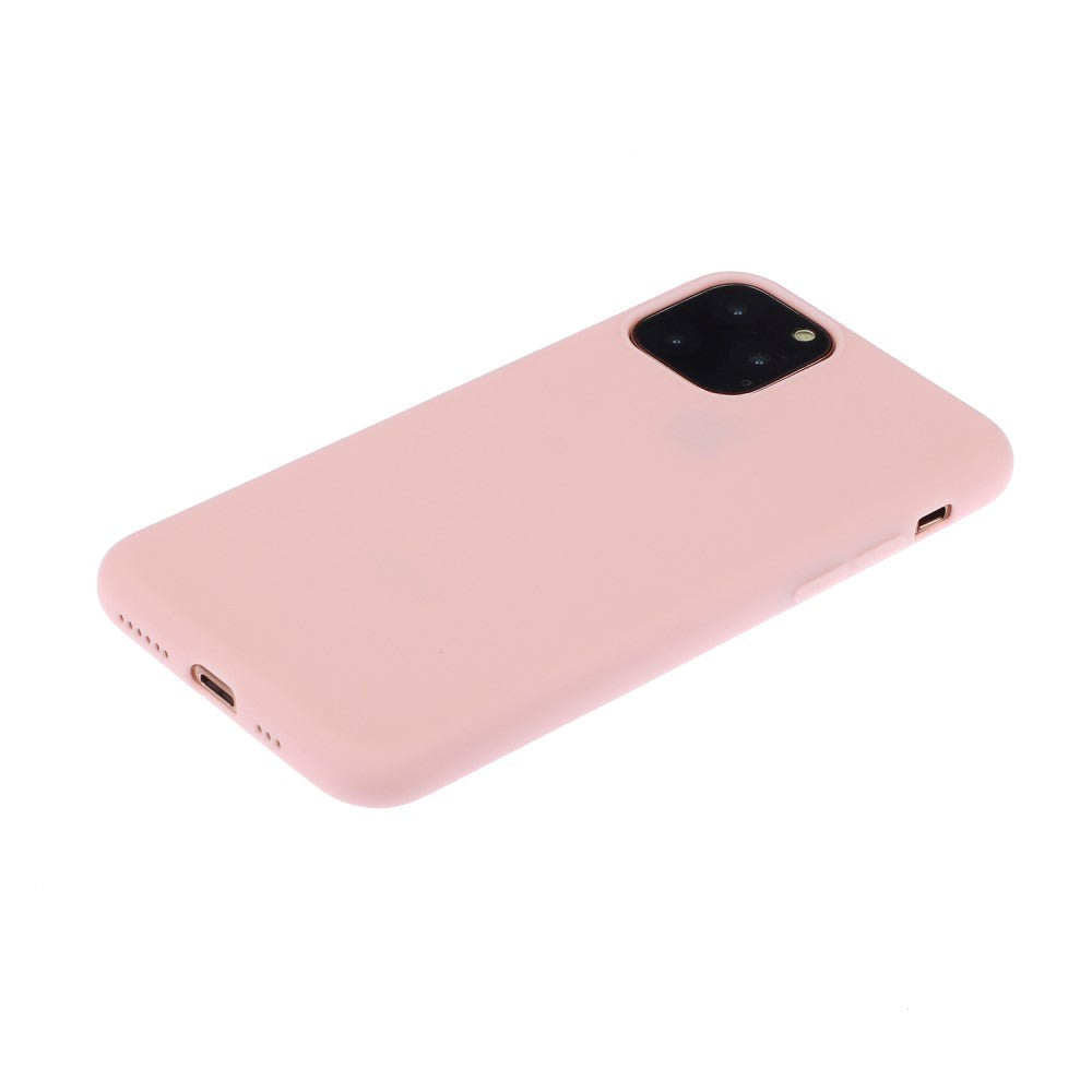 iPhone 15 Pro Max Mat Fleksibel Plastik Bagside Cover - Lyserød