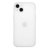 iPhone 15 Plus Mat Fleksibel Plastik Bagside Cover - Hvid