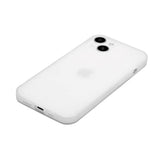 iPhone 15 Plus Mat Fleksibel Plastik Bagside Cover - Hvid