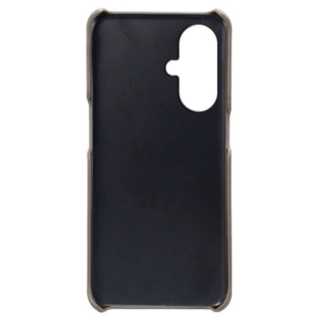 OnePlus Nord CE 3 Lite (5G) Læderbetrukket Plastik Bagside Cover - Grå