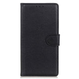 OnePlus Nord 3 (5G) Litchi Læder Flip Cover m. Pung - Sort