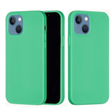 iPhone 15 Plus Liquid Silikone Bagside Cover - Grøn