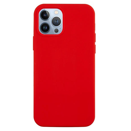 iPhone 15 Pro Liquid Silikone Bagside Cover - Rød