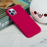 iPhone 15 Pro Liquid Silikone Bagside Cover - Rose