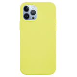 iPhone 15 Pro Liquid Silikone Bagside Cover - Gul