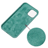 iPhone 15 Pro Liquid Silikone Bagside Cover - Mørkegrøn