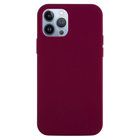 iPhone 15 Pro Liquid Silikone Bagside Cover - Vinrød