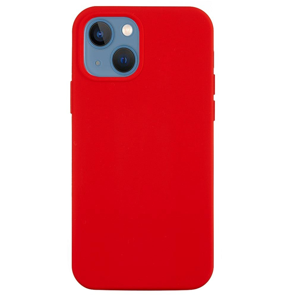 iPhone 15 Liquid Silikone Bagside Cover - Rød