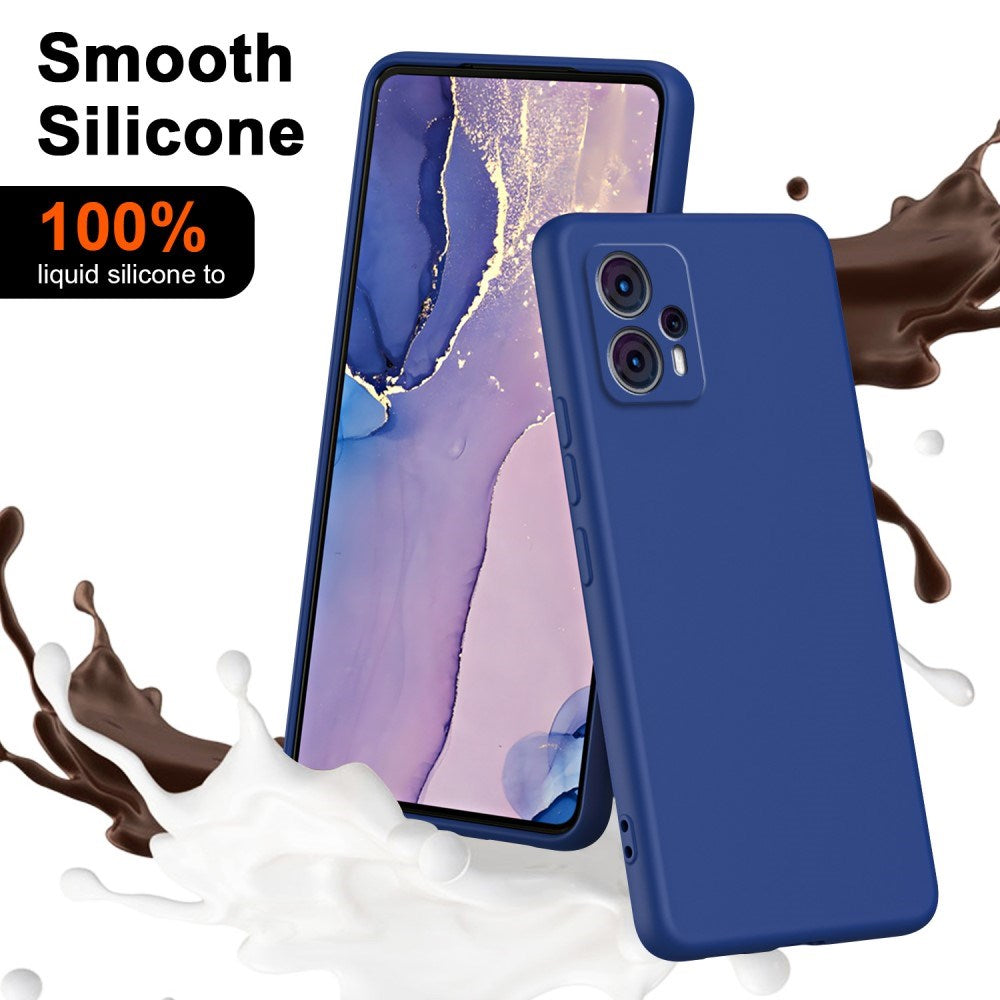 EIDERWOOD Motorola Moto G13 / G23 Liquid Silikone Bagside Cover - Blå