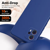 EIDERWOOD Motorola Moto G13 / G23 Liquid Silikone Bagside Cover - Blå