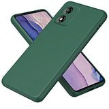 Motorola Moto E13 Liquid Silikone Bagside Cover - Grøn