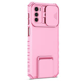 EIDERWOOD Motorola Moto G42 Håndværker Bagside Cover m. Kickstand & Cam Slider - Pink