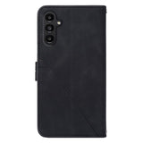 Samsung Galaxy S23 FE Læder Flip Cover m. Pung og Skulderstrop - Sort