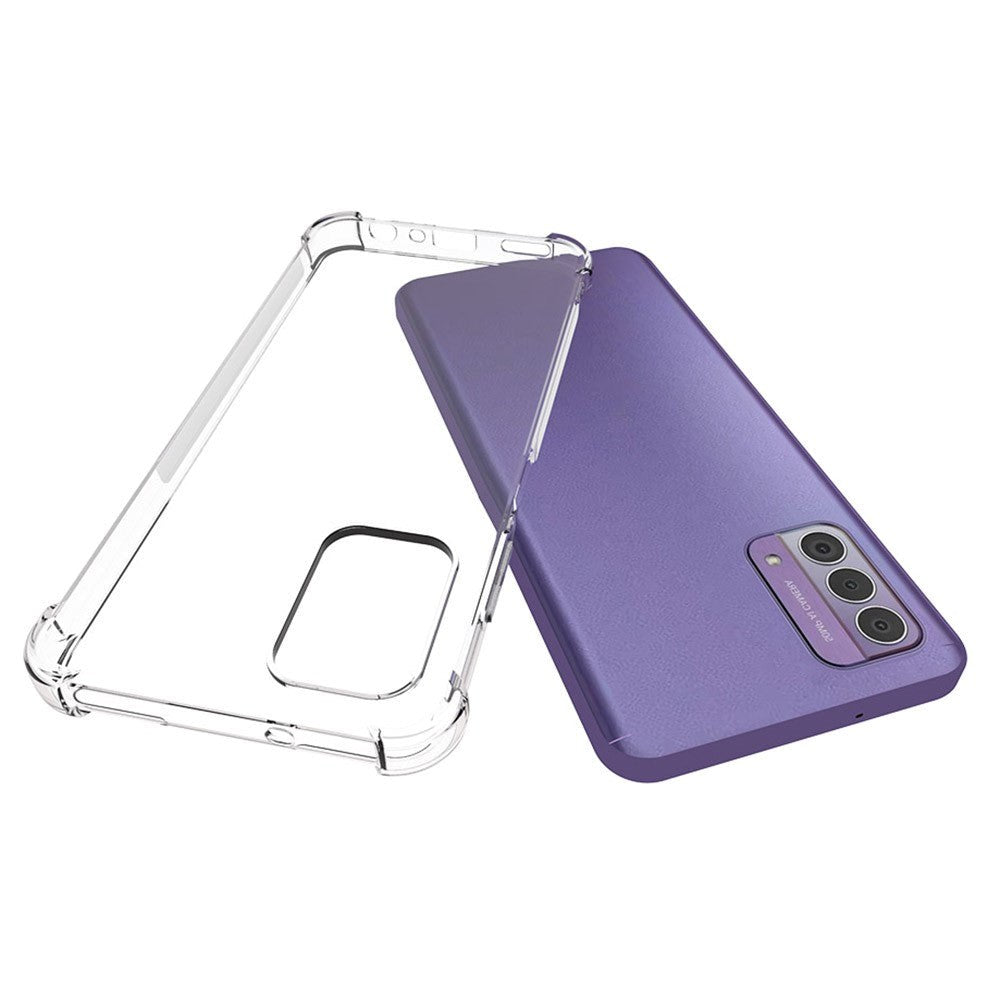 Nokia G42 Shock-Proof Fleksibel Plastik Bagside Cover - Gennemsigtig