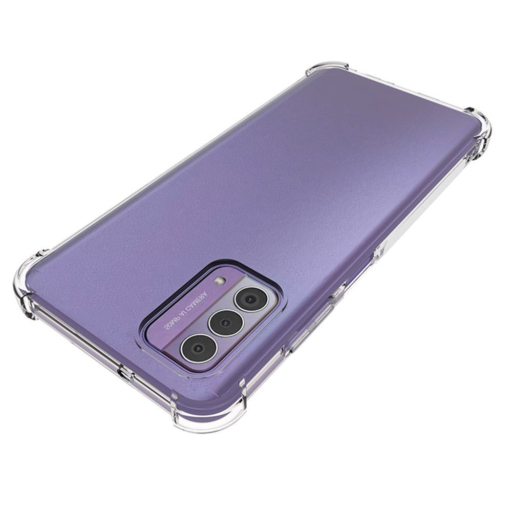Nokia G42 Shock-Proof Fleksibel Plastik Bagside Cover - Gennemsigtig