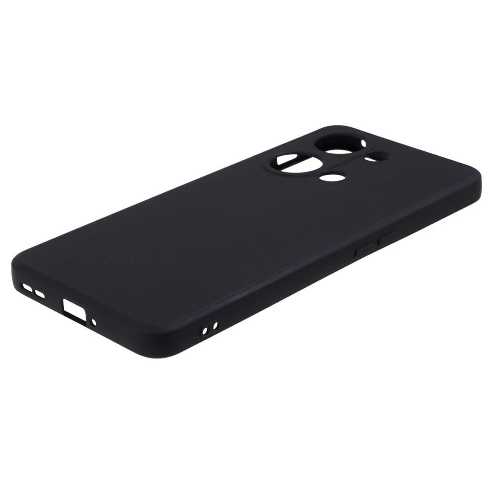 OnePlus Nord 3 5G Fleksibelt Plastik Bagside Cover - Sort