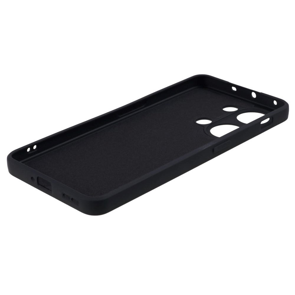OnePlus Nord 3 5G Fleksibelt Plastik Bagside Cover - Sort