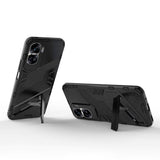 Honor 90 Lite Hybrid Håndværker Bagside Cover m. Kickstand - Sort