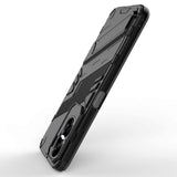 Honor 90 Lite Hybrid Håndværker Bagside Cover m. Kickstand - Sort