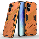 Honor 90 Lite Hybrid Håndværker Bagside Cover m. Kickstand - Orange