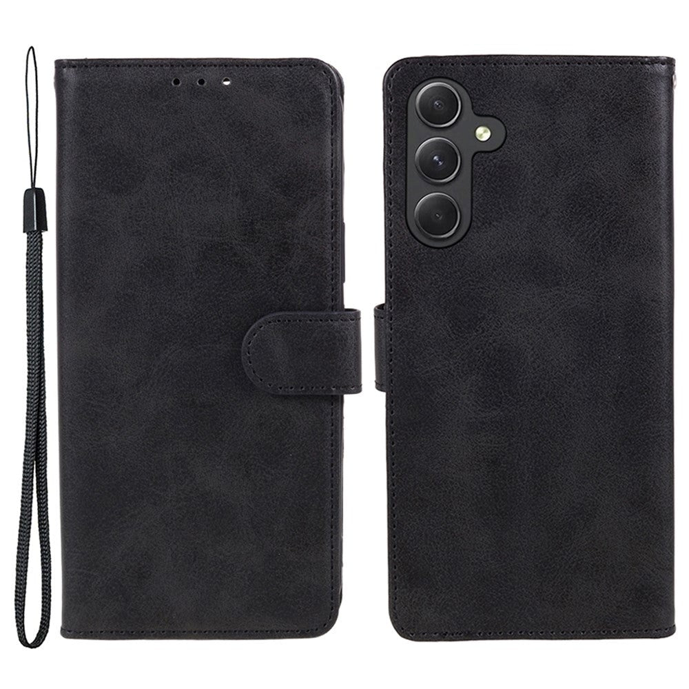 Samsung Galaxy M34 (5G) / F34 (5G) Læder Flip Cover m. Pung og Strop - Sort