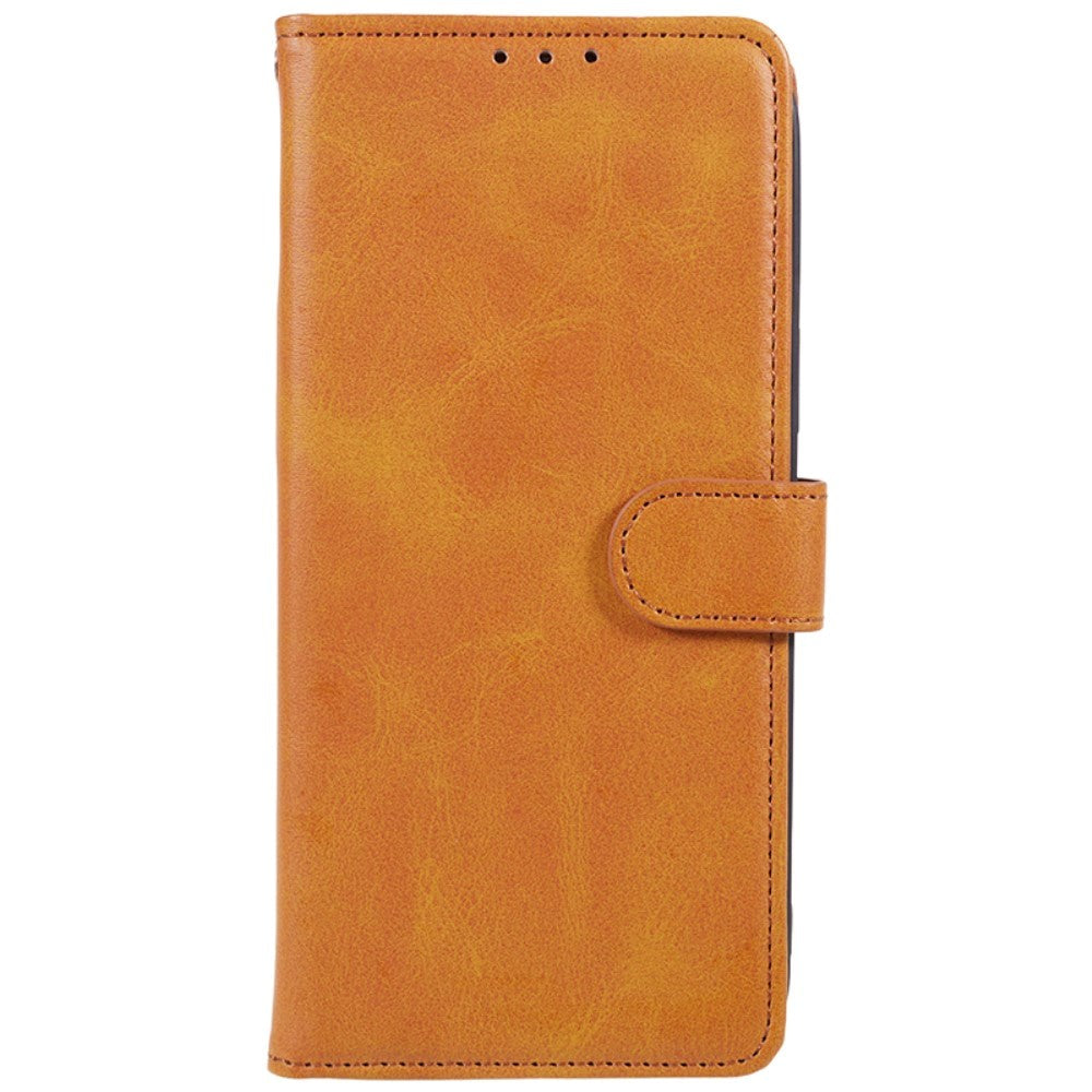 Samsung Galaxy M34 (5G) / F34 (5G) Læder Flip Cover m. Pung og Strop - Brun