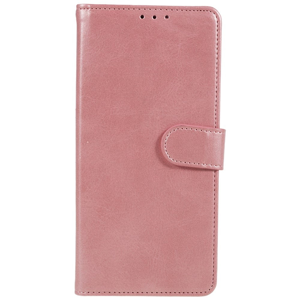 Samsung Galaxy M34 (5G) / F34 (5G) Læder Flip Cover m. Pung og Strop - Rose Gold