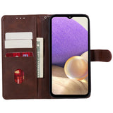 Samsung Galaxy M34 (5G) / F34 (5G) Læder Flip Cover m. Pung og Strop - Mørkebrun