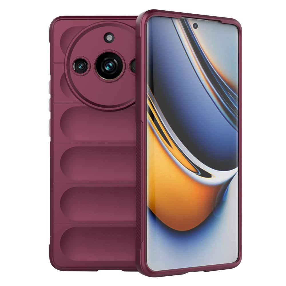 EIDERWOOD Realme 11 Pro+ 5G / 11 Pro 5G Fleksibelt Plastik Bagside Cover - Vinrød